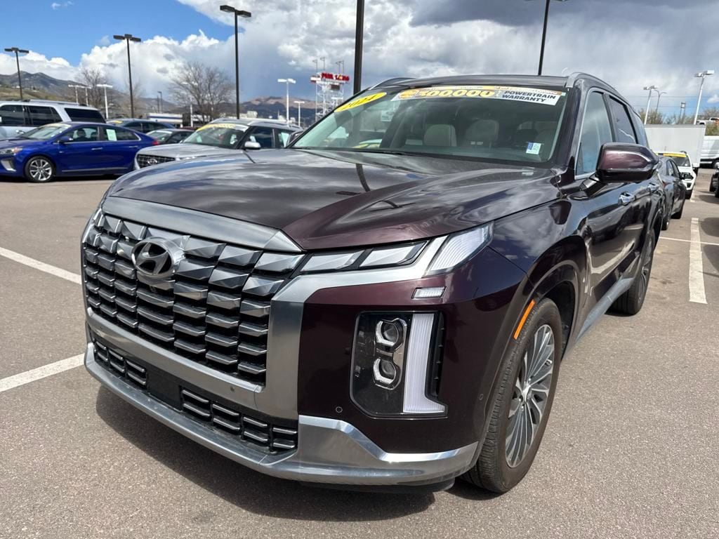 Certified 2024 Hyundai Palisade Calligraphy with VIN KM8R7DGE7RU701597 for sale in Colorado Springs, CO