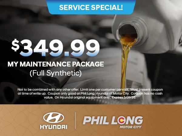 $349.99 Maintenance Package