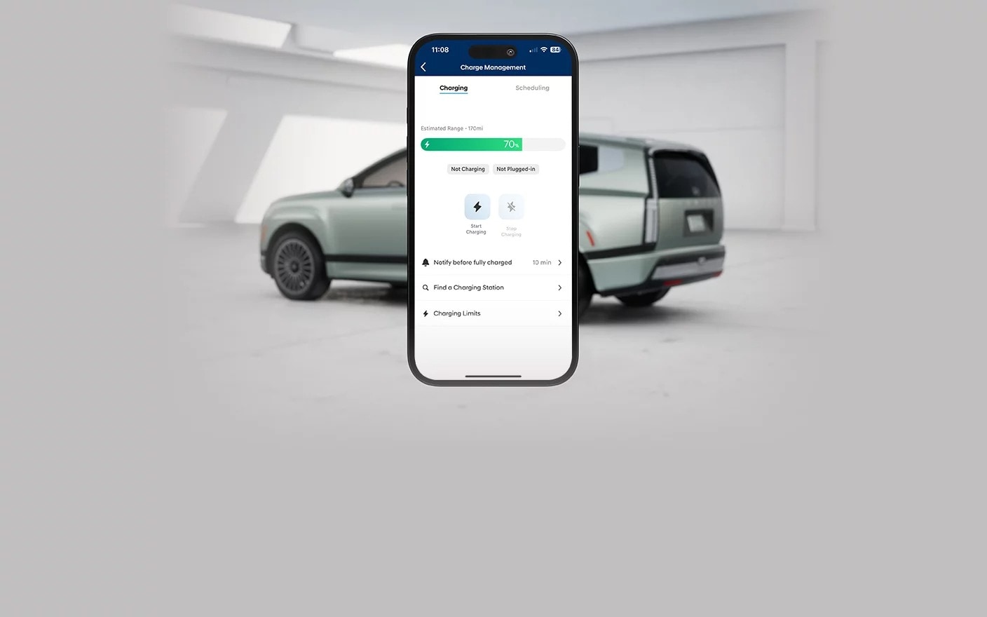 IONIQ 9 Bluelink charging app
