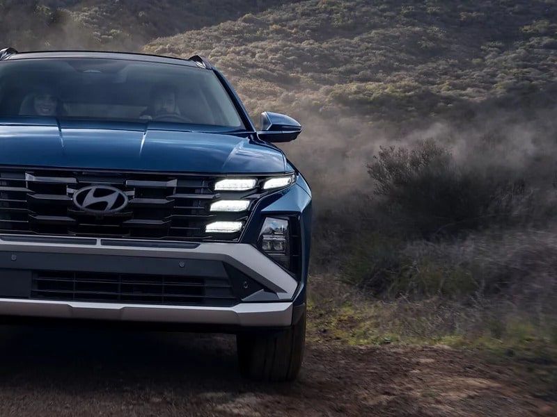 2026 TUCSON front view off-road