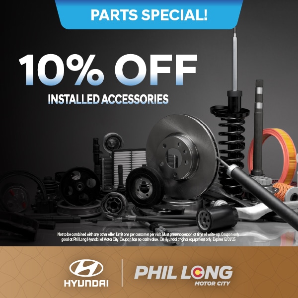 10% off premuim services at Hyundai of Motor City