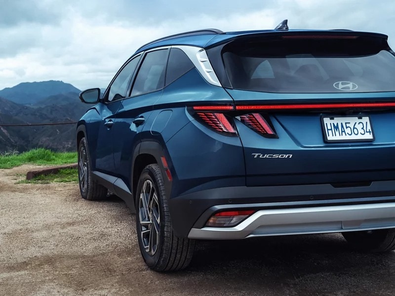 2026 TUCSON rear three-quarter