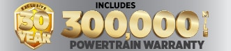 Includes our exclusive 30-year/300,000-mile warranty!