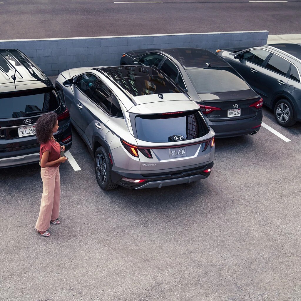 2026 TUCSON using Remote Smart Parking Assist