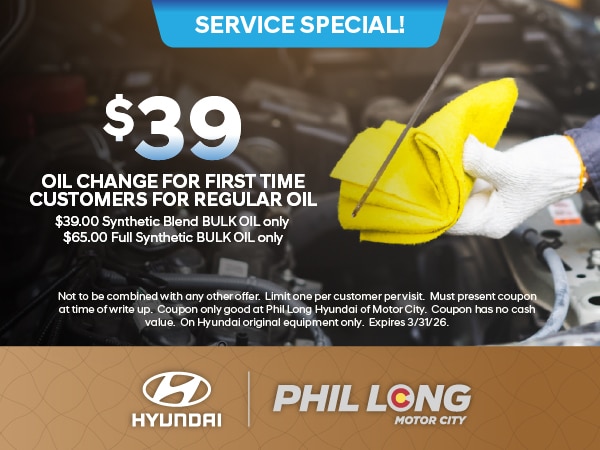 $39 Oil Change for First Time Customers