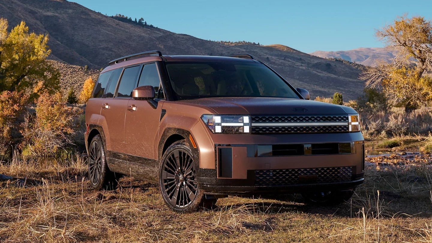 2026 SANTA FE Hybrid in the mountains