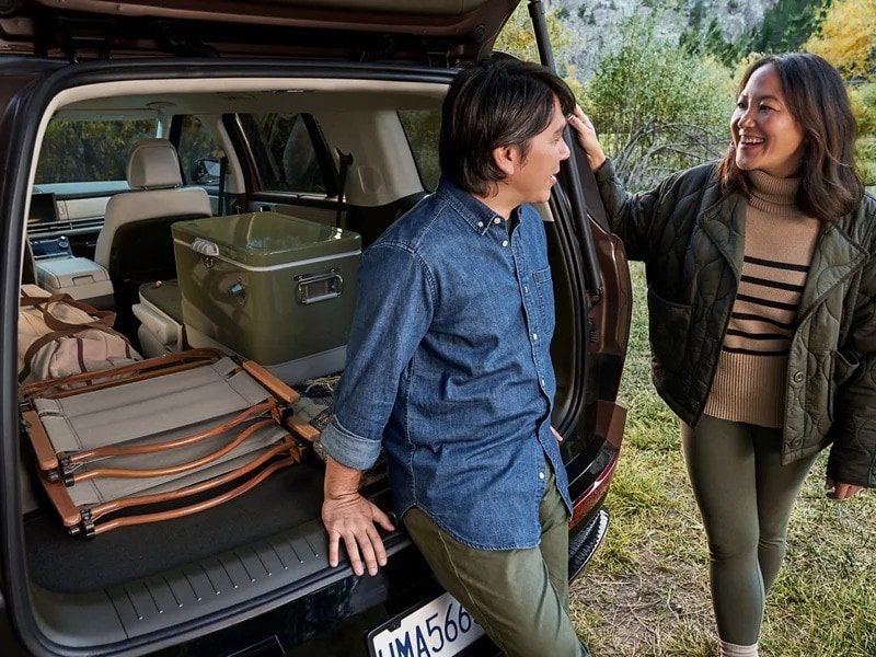 2026 SANTA FE open liftgate tailgate scene