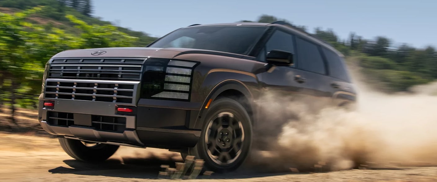 2026 Hyundai Palisade Driving in dirt