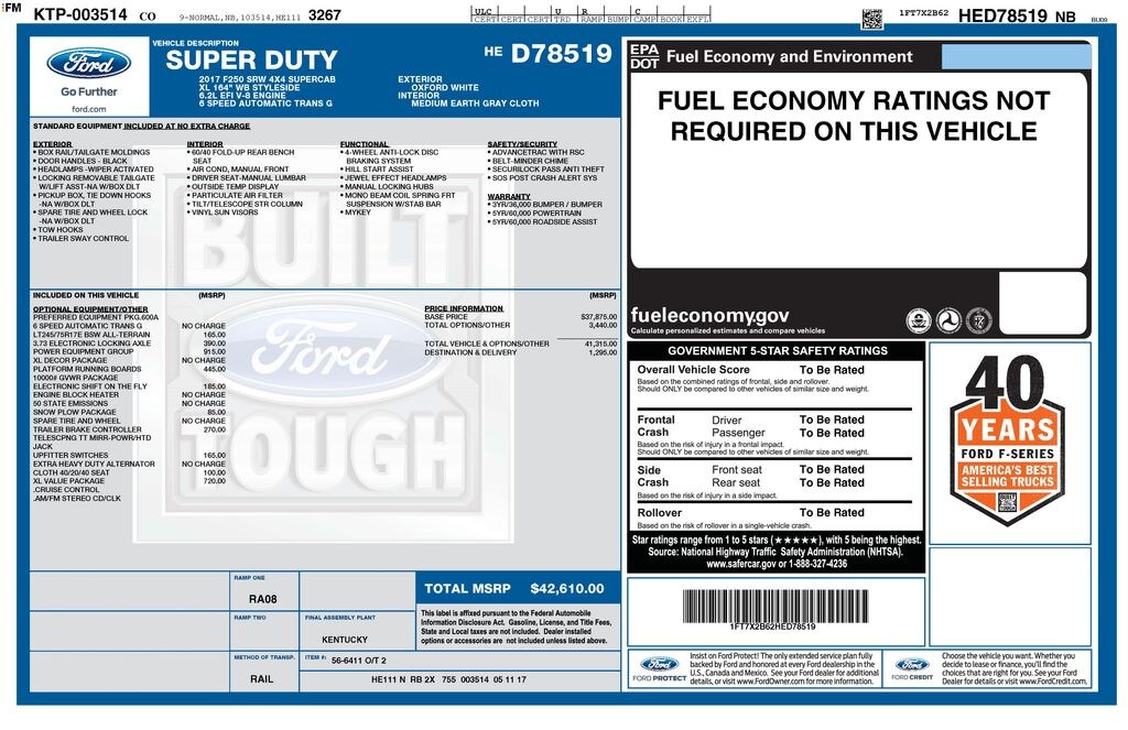 Used 2017 Ford F-250 Truck Super Cab
