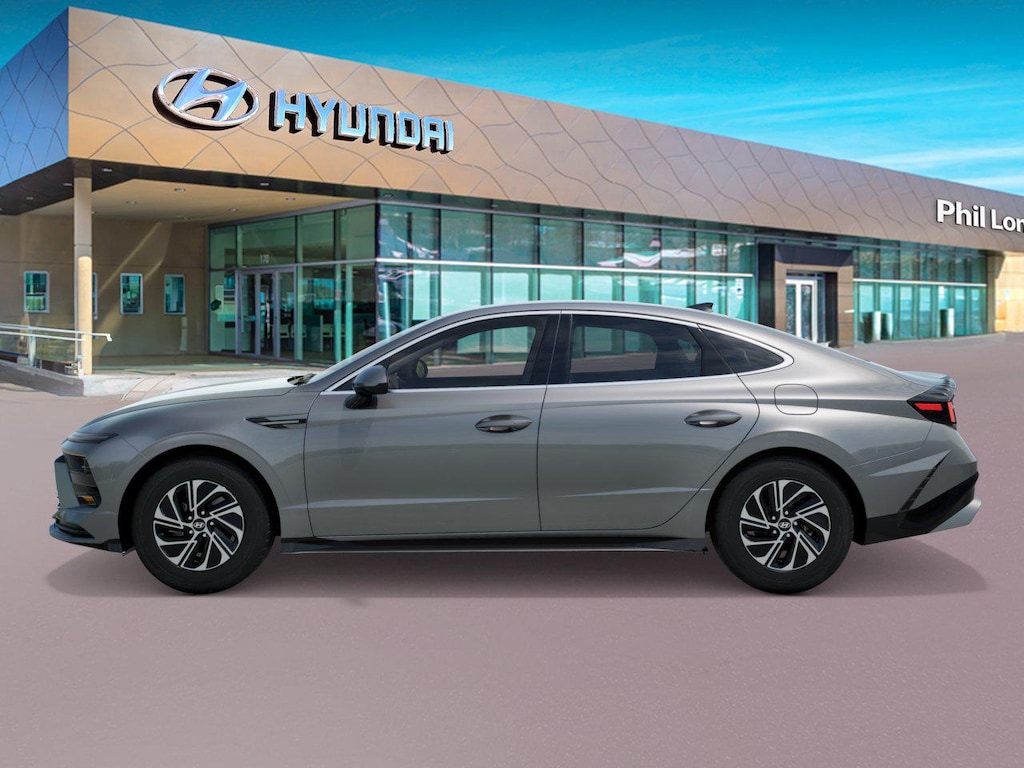 New 2026 Hyundai Sonata Hybrid Blue Sedan