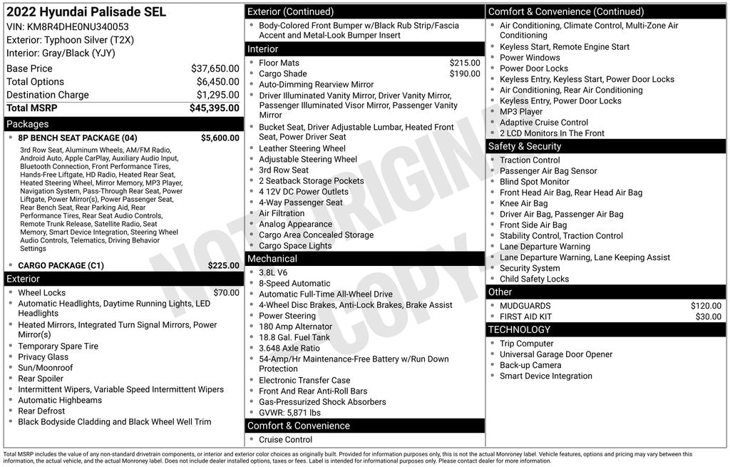 Certified 2022 Hyundai Palisade SEL SUV