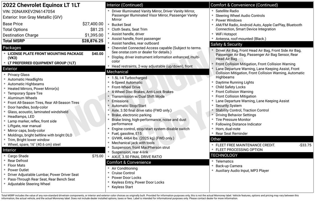 2022 Chevrolet Equinox LT 1.5T's photo