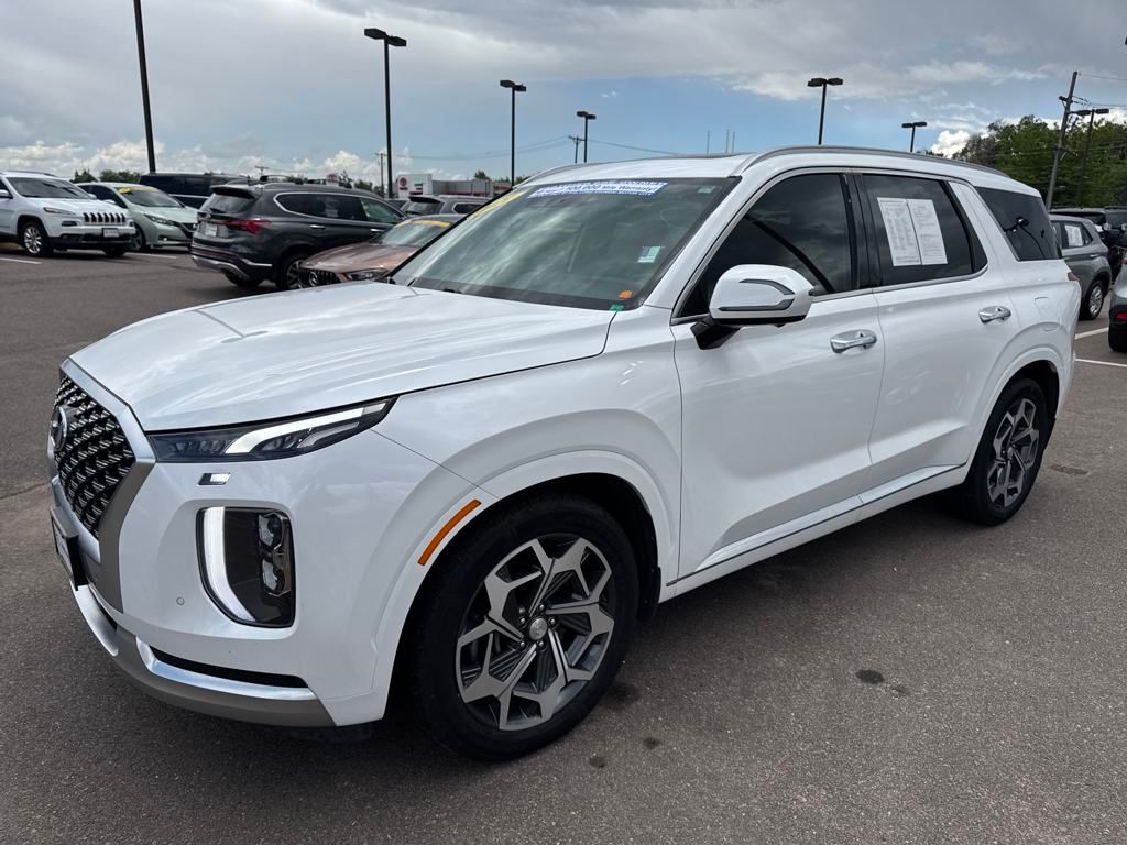Certified 2021 Hyundai Palisade Calligraphy with VIN KM8R7DHE6MU260925 for sale in Colorado Springs, CO