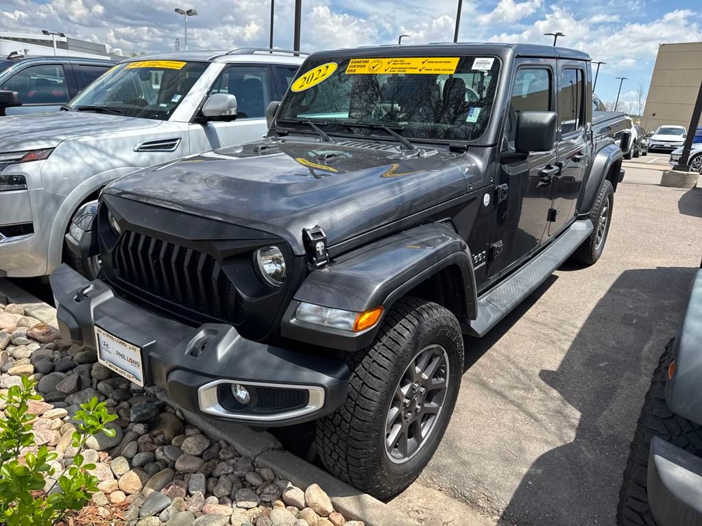 Used 2022 Jeep Gladiator Overland with VIN 1C6JJTFM9NL128845 for sale in Colorado Springs, CO