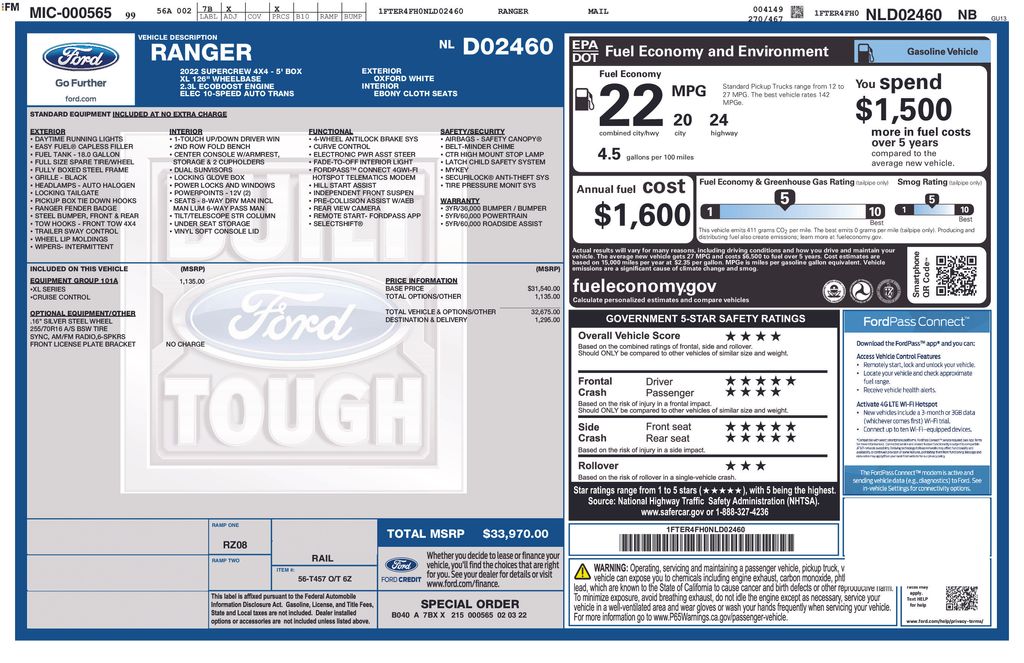 2022 Ford Ranger