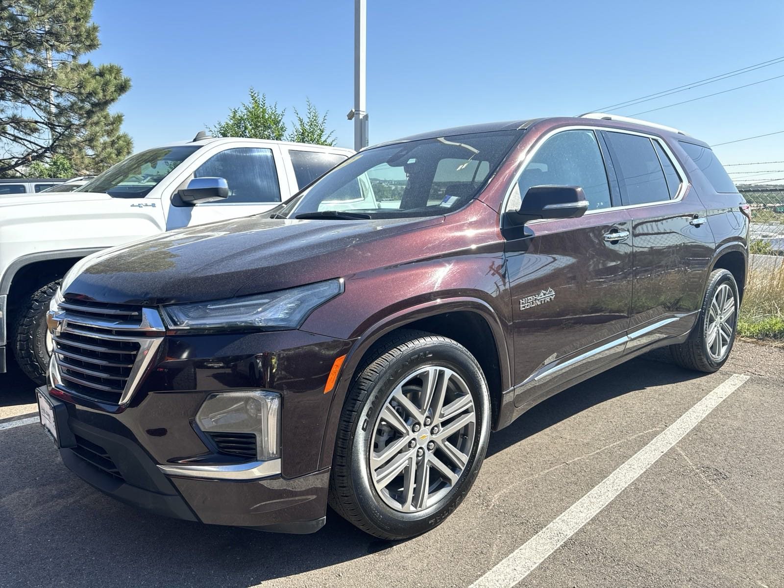 Used 2022 Chevrolet Traverse High Country with VIN 1GNEVNKW7NJ170502 for sale in Colorado Springs, CO