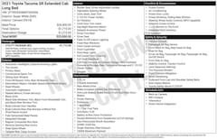 2021 Toyota Tacoma SR Truck Access Cab