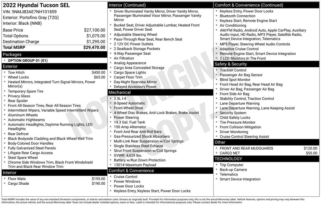 Used 2022 Hyundai Tucson SEL SUV