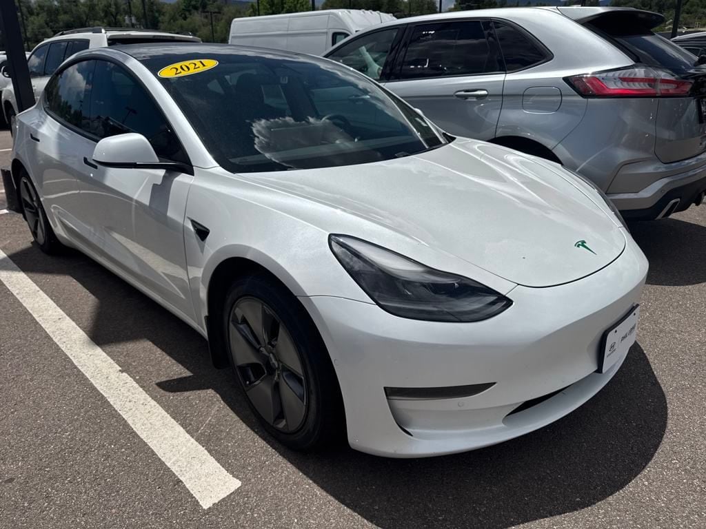 Used 2021 Tesla Model 3 Base with VIN 5YJ3E1EA5MF915276 for sale in Colorado Springs, CO