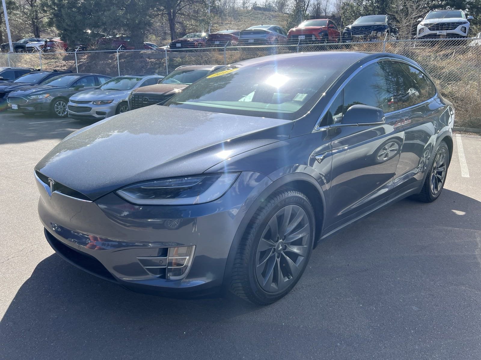 Used 2017 Tesla Model X 100D with VIN 5YJXCDE23HF077711 for sale in Colorado Springs, CO