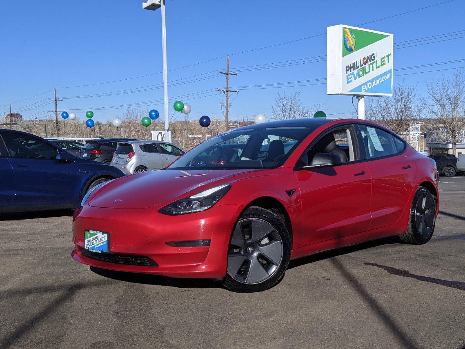 Used 2022 Tesla Model 3 Long Range with VIN 5YJ3E1EB2NF187863 for sale in Colorado Springs, CO