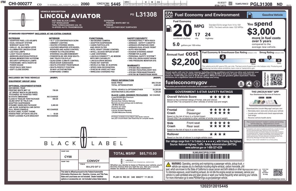 2023 Lincoln Aviator Black Label - Photo 37