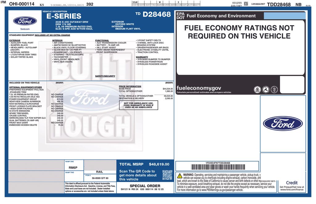 2026 Ford E-Series Cutaway Base - Photo 27