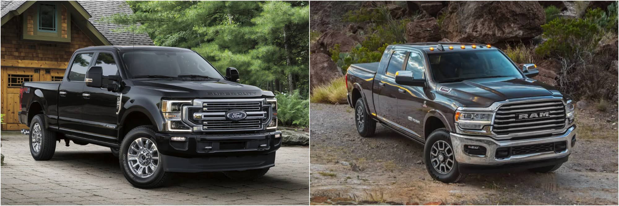 2022 Ford F-250 Vs. Ram 2500 Front