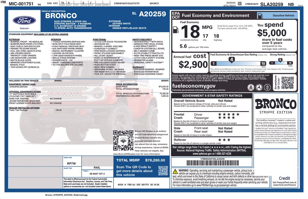 2025 Ford Bronco 2-Door Stroppe - Photo 26