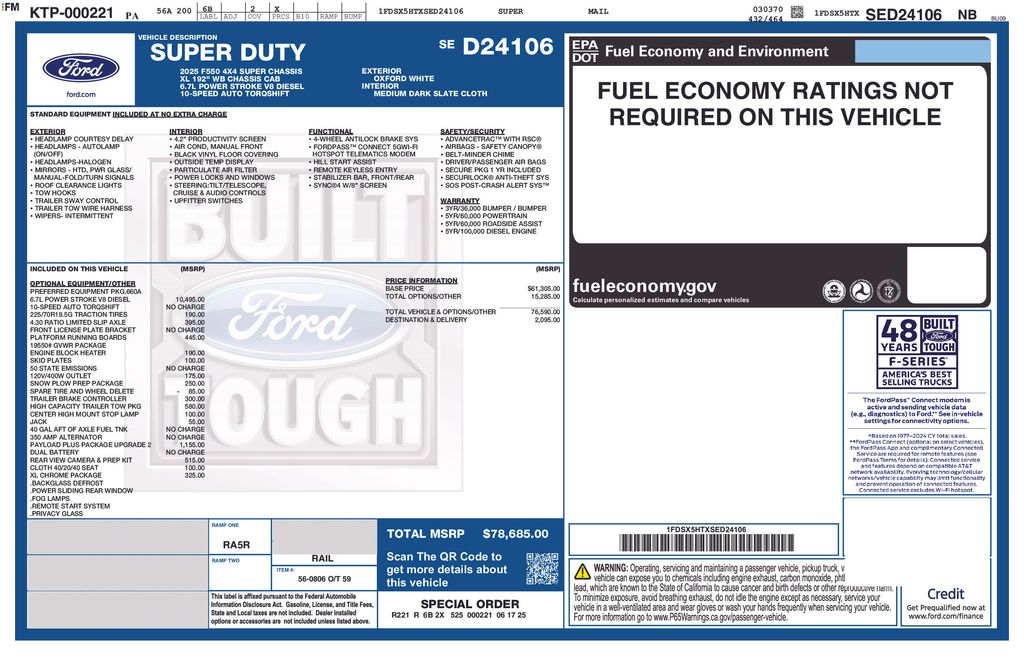 2025 Ford F-550 Super Duty Chassis Cab XL - Photo 36