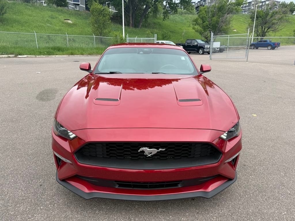 Certified 2021 Ford Mustang EcoBoost with VIN 1FA6P8TH0M5121955 for sale in Colorado Springs, CO