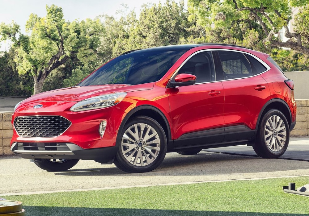 New 2020 Ford Escape exterior red color