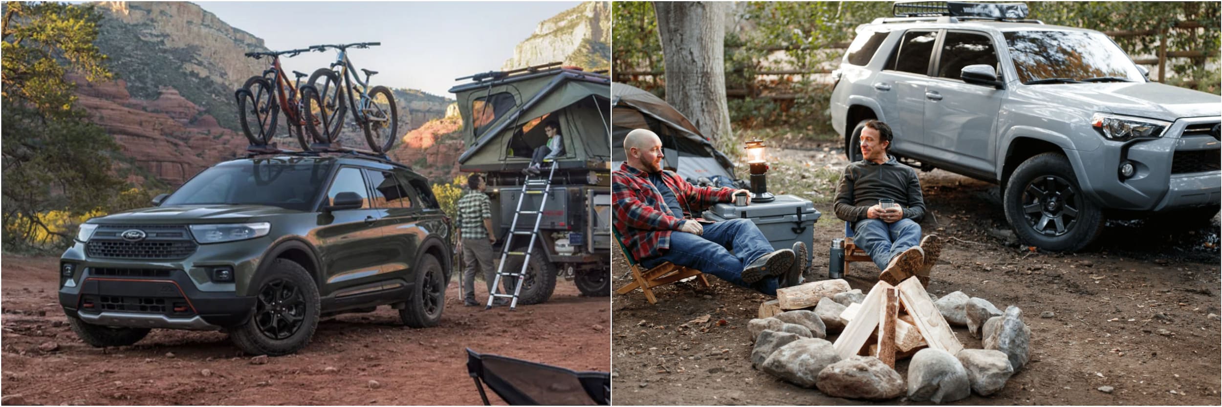 2021 Ford Explorer Vs. 2021 Toyota 4Runner Camping