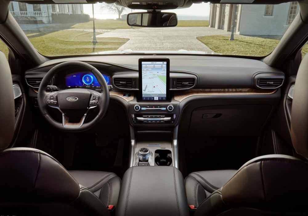 2020 Ford Explorer Interior Design.png Front cabin Interior design of the 2020 Ford Explorer