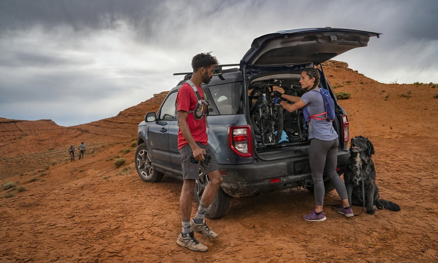 Cargo space on a Ford Bronco Sport
