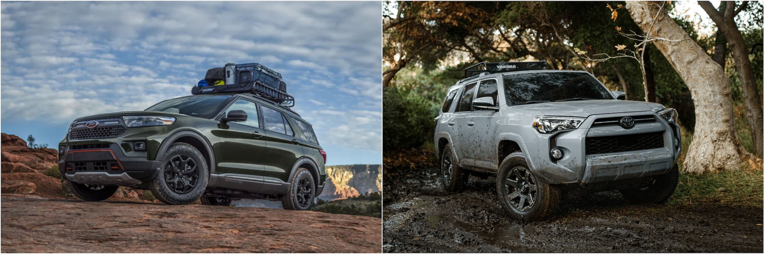 2021 Ford Explorer Vs. 2021 Toyota 4Runner Off-Road Package