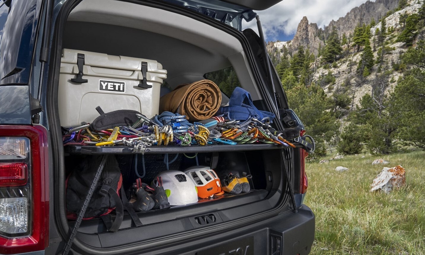 the cargo space available on a 2021 Ford Bronco Sport