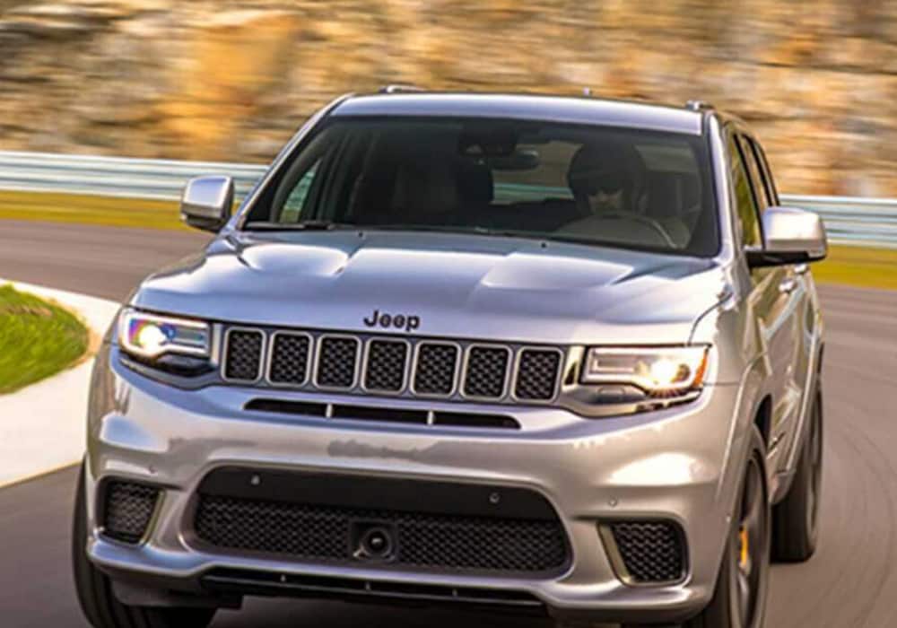 2020 Jeep Grand Cherokee on a performance test drive