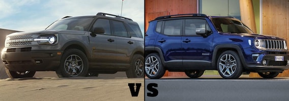 2021 Ford Bronco Sport vs. Jeep Renegade | Phil Long Ford Raton