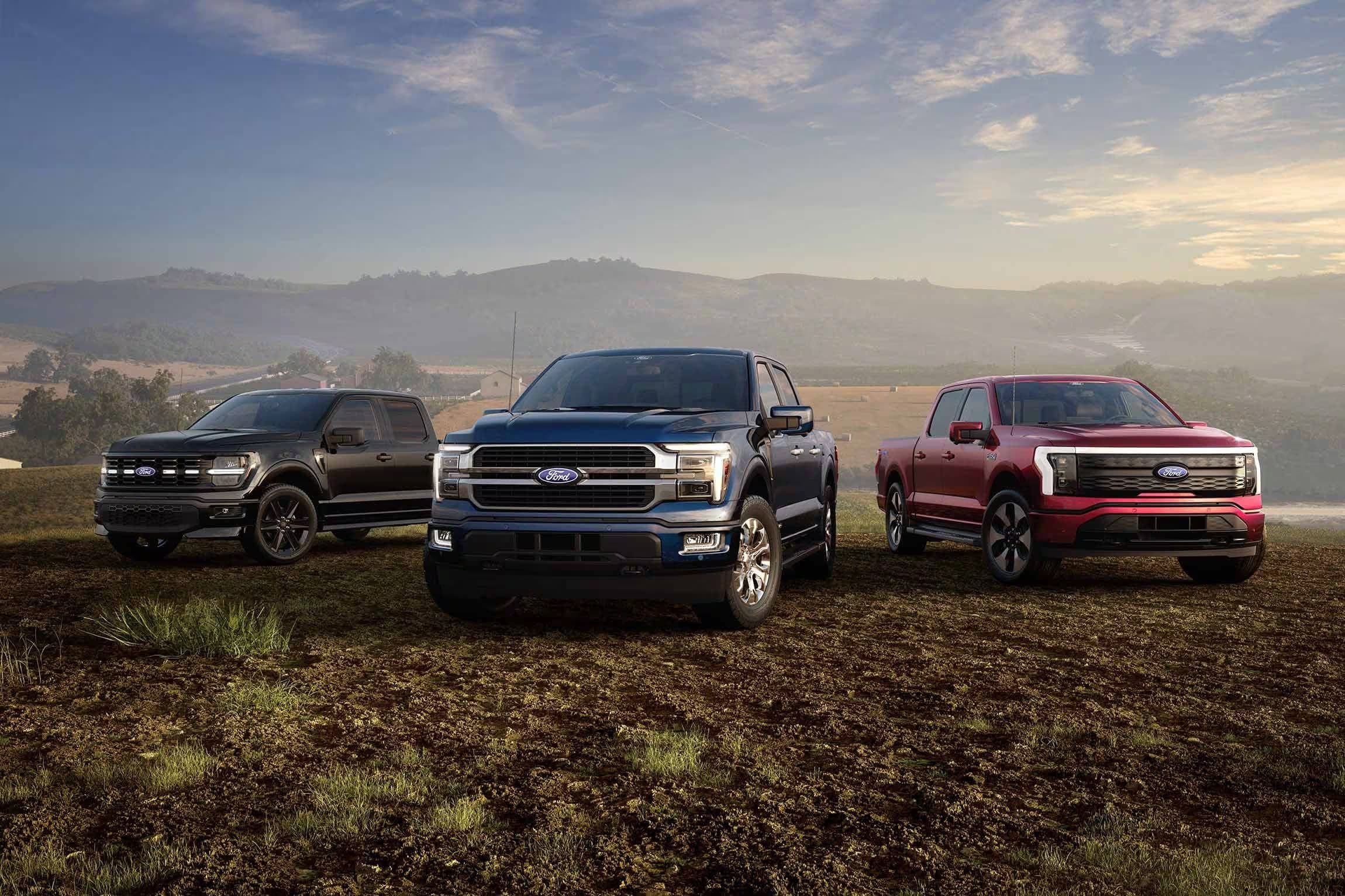 2026 Ford F-150 driving on rugged terrain