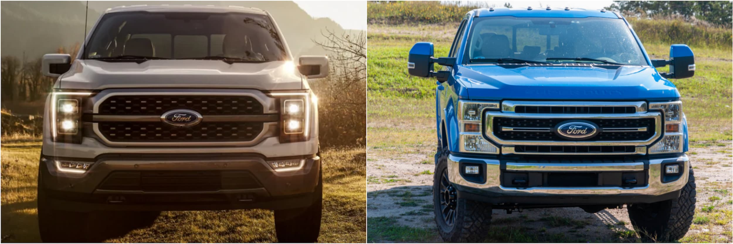 2021 Ford F150 vs. F250