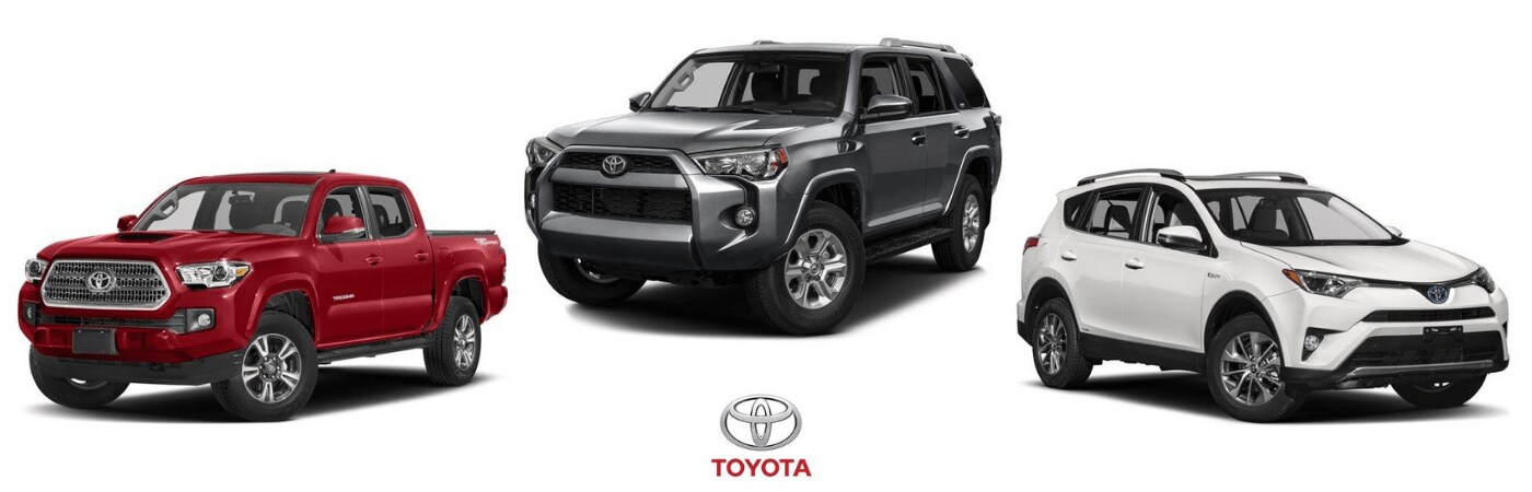 Used Toyota cars, trucks, and SUVs at a used car dealership in Trinidad, CO