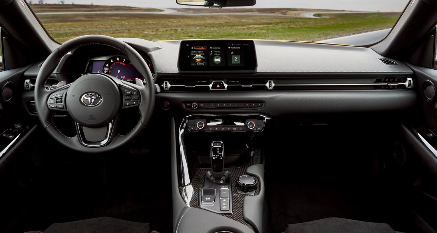 New 2021 Toyota GR Supra Interior design