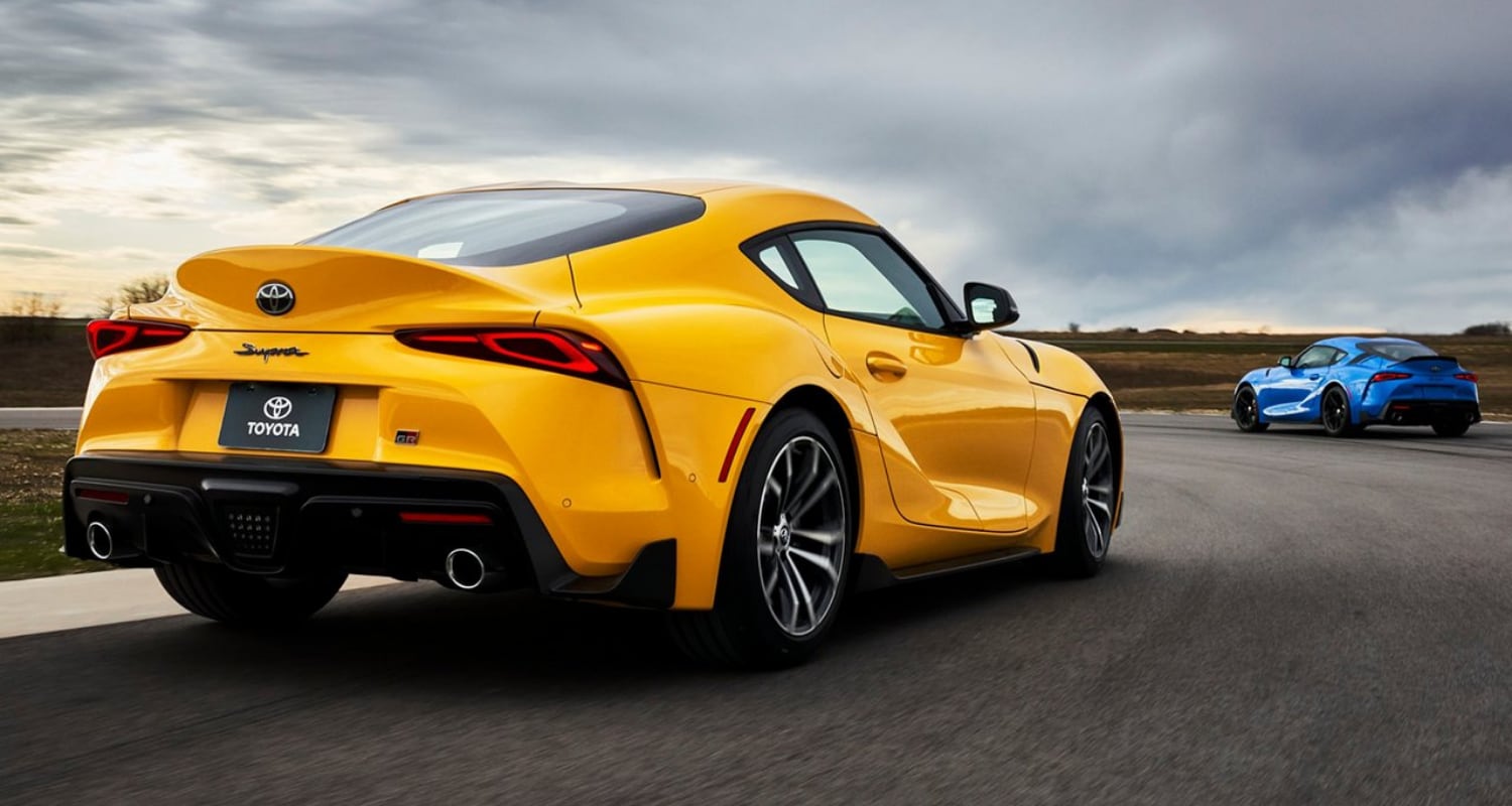 New 2021 Toyota GR Supra rear exterior design
