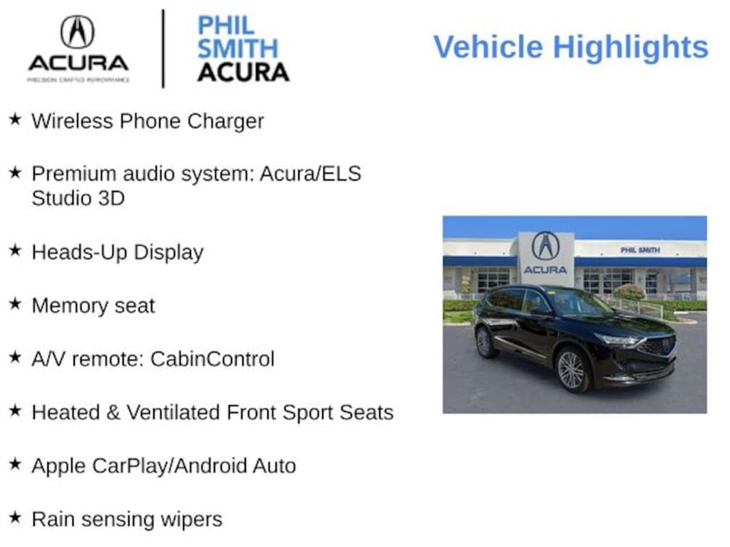 Used 2023 Acura MDX Advance SUV
