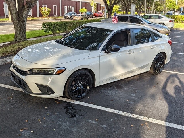 Used 2022 Honda Civic Sport with VIN 2HGFE2F54NH549313 for sale in Pompano Beach, FL