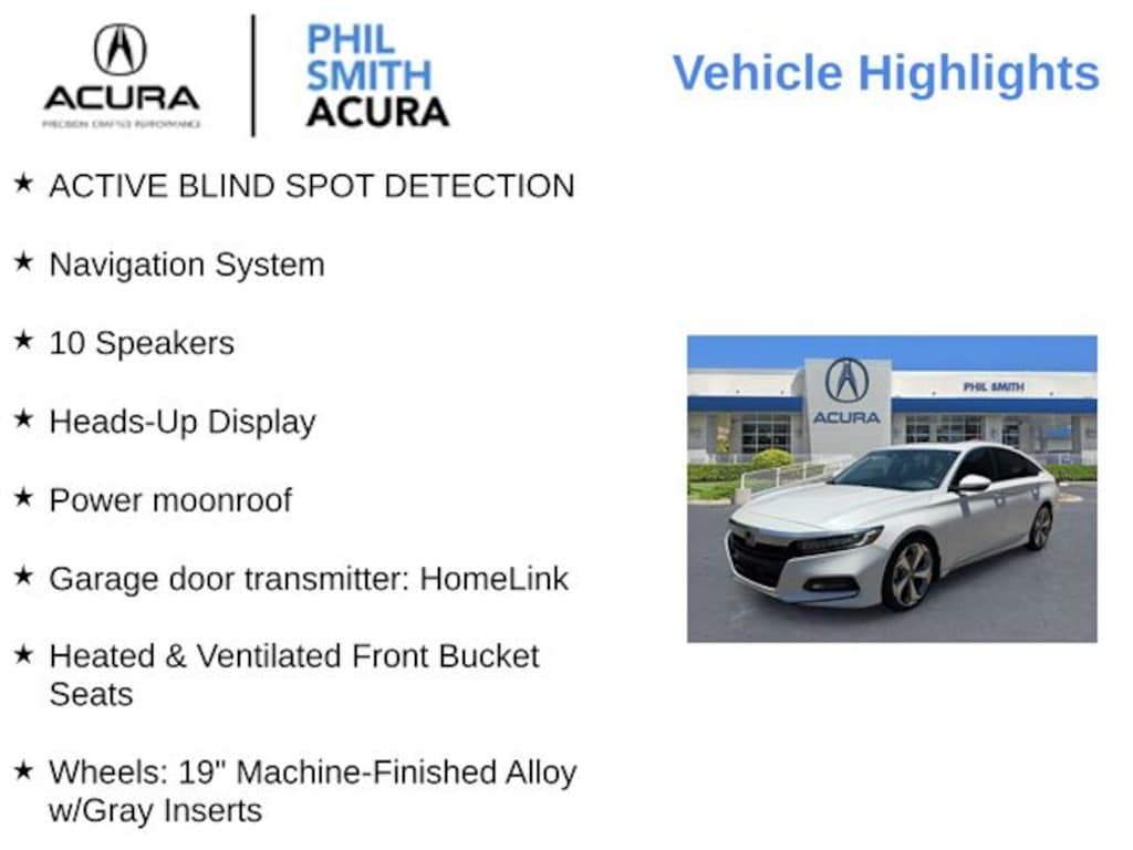 Used 2018 Honda Accord Touring Sedan