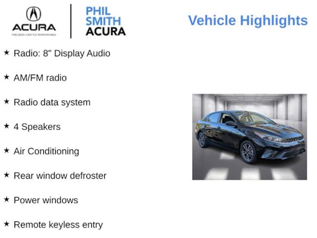 Used 2024 Kia Forte LXS Sedan