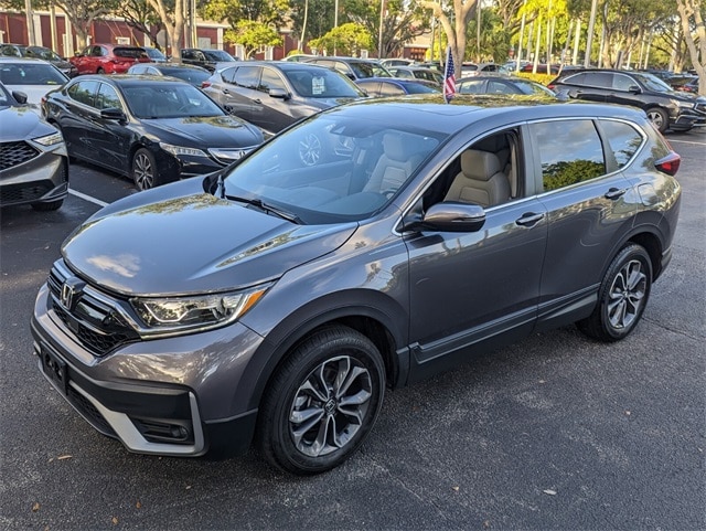 Used 2022 Honda CR-V EX-L with VIN 5J6RW2H84NA003698 for sale in Pompano Beach, FL