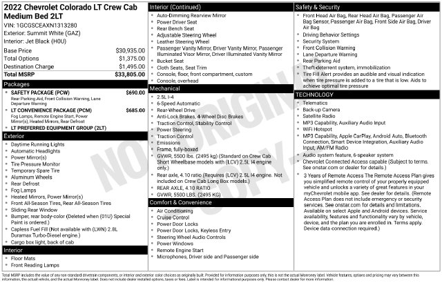  Chevrolet Colorado
